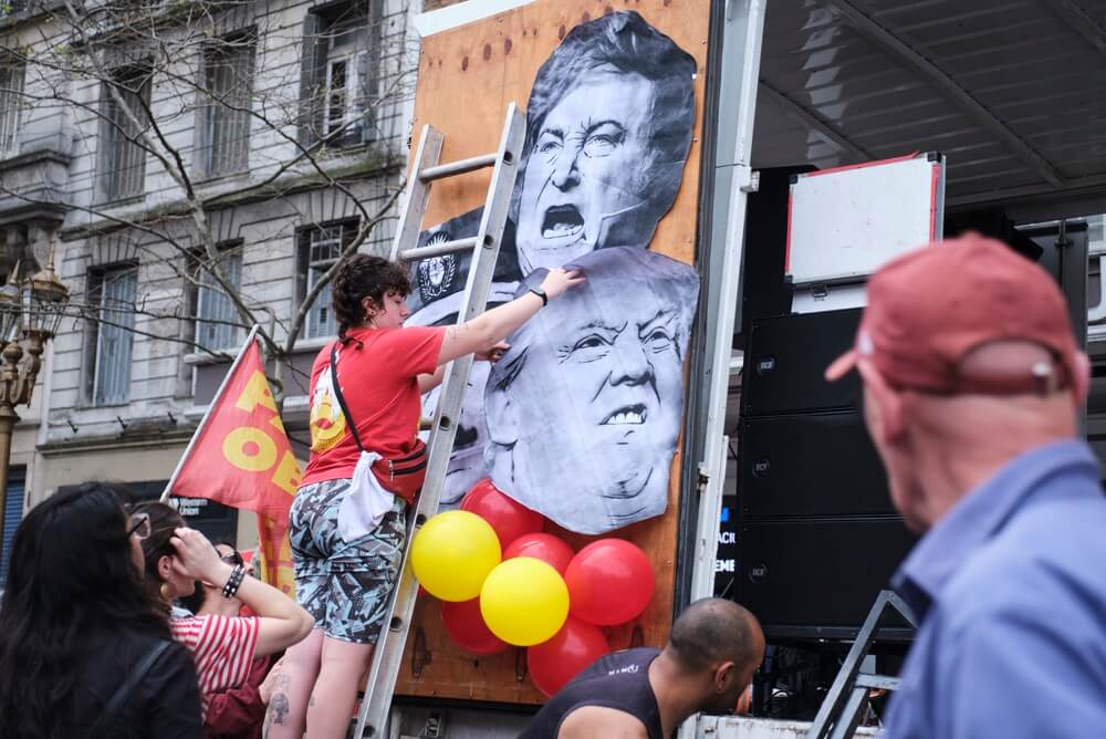 Anti-Milei Protest Buenos Aires