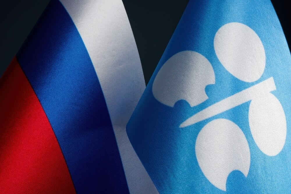 Russia OPEC Flags